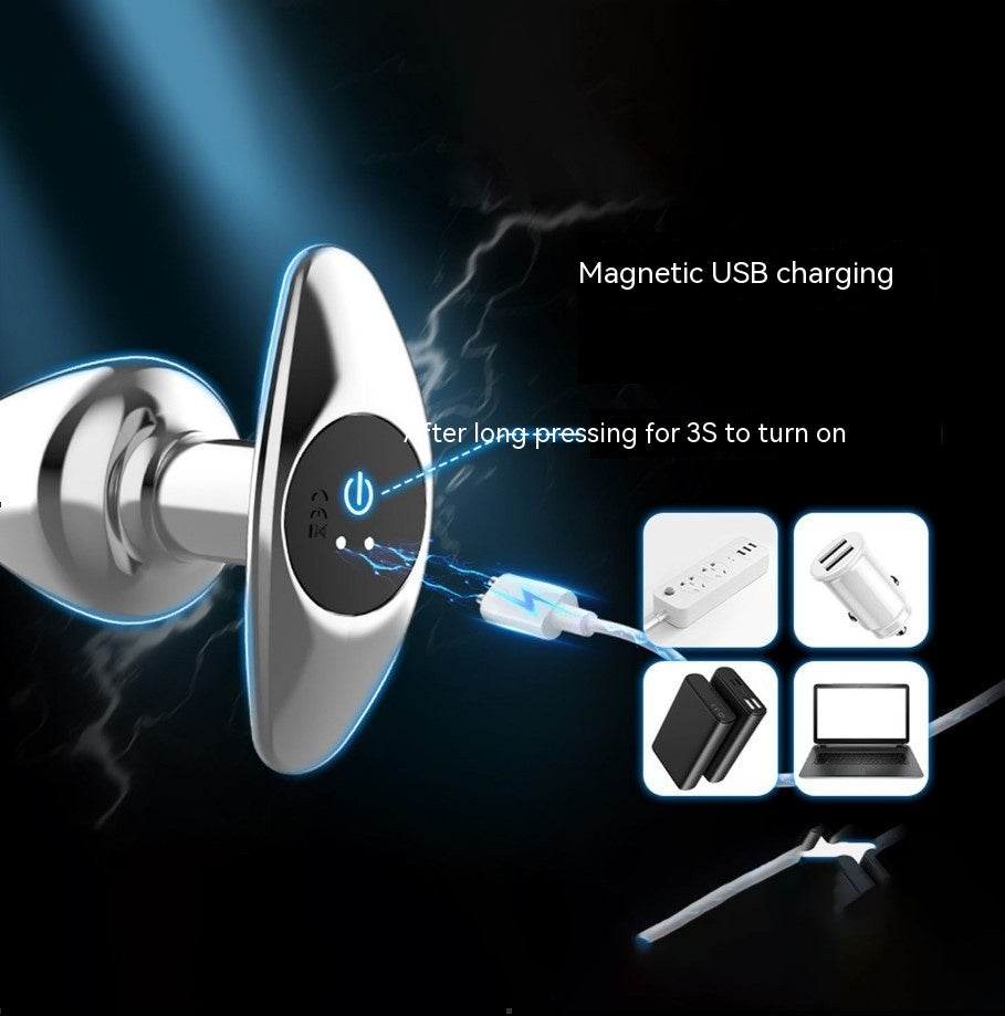 Metal Butt Plug Vibrator – Premium Waterproof Stainless Steel Anal Plug Loving Joy