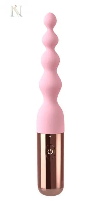 10-Mode Silicone Beaded Vibrator – Ergonomic Wellness Massager cj