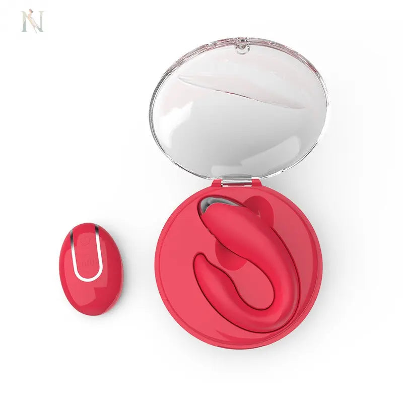 10-Mode Waterproof Wearable Vibrator – Soft Silicone & Compact Case cj