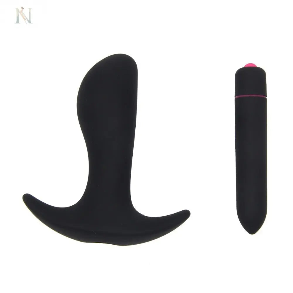 10-Speed Vibrating Silicone Butt Plug – Compact, Soft & Unisex cj