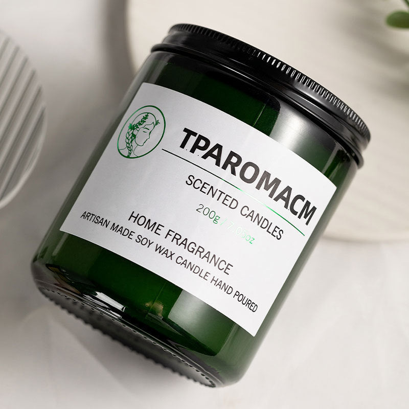 Smokeless Aromatherapy Candle – Glass Jar Soy Wax Scented Candle Loving Joy