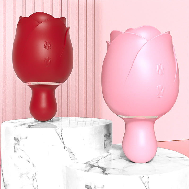 Preserved Flower Clitoral Sucking Vibrator – Rose-Shaped Suction Massager Loving Joy