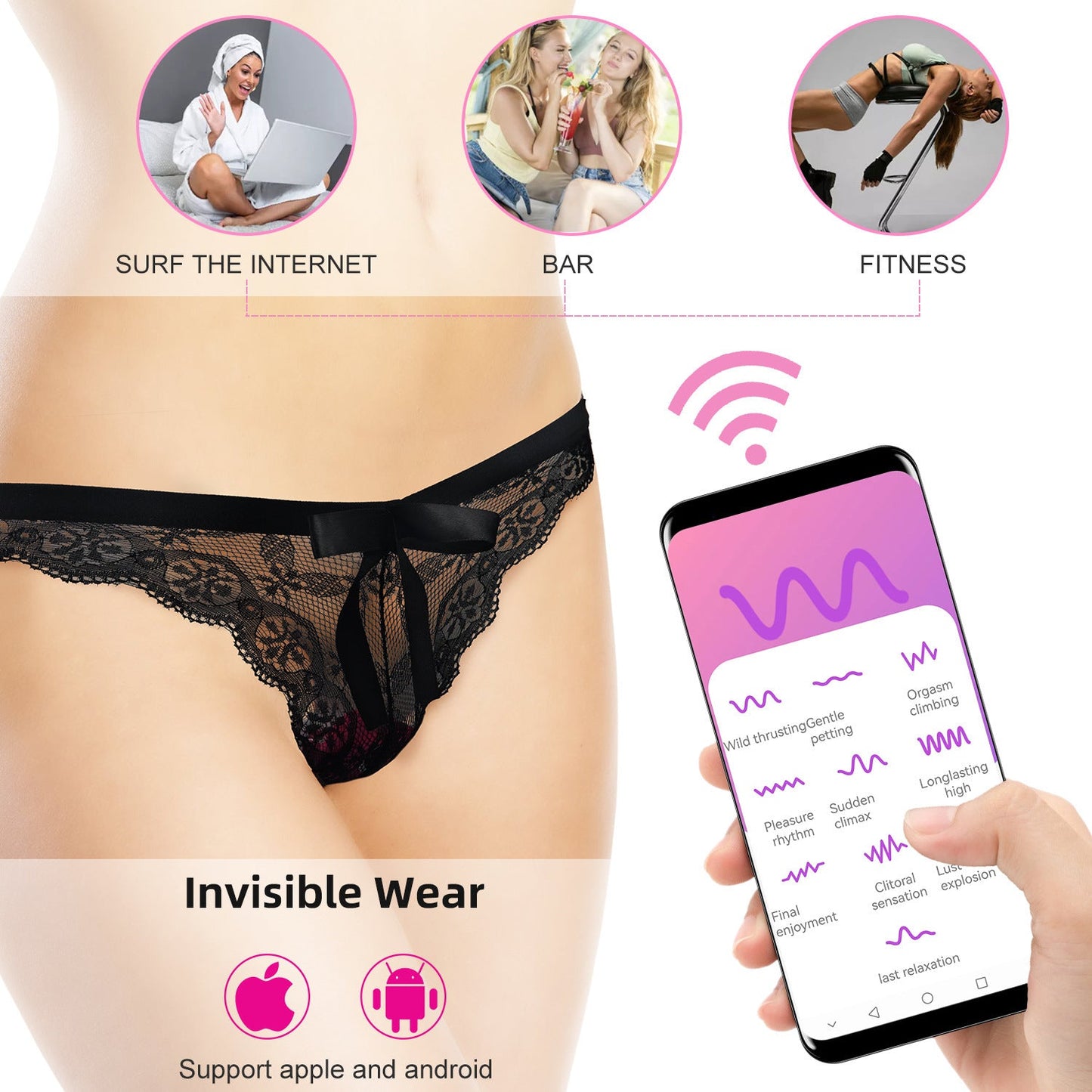 Wireless Remote Control 10-Frequency Underwear Vibrator – Discreet Couples Toy Loving Joy