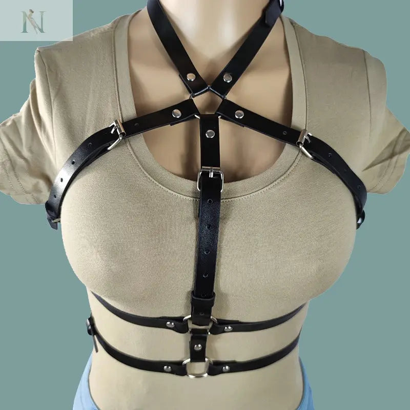 Adjustable Faux Leather Strap Set – 4-Piece Wellness Accessory cj