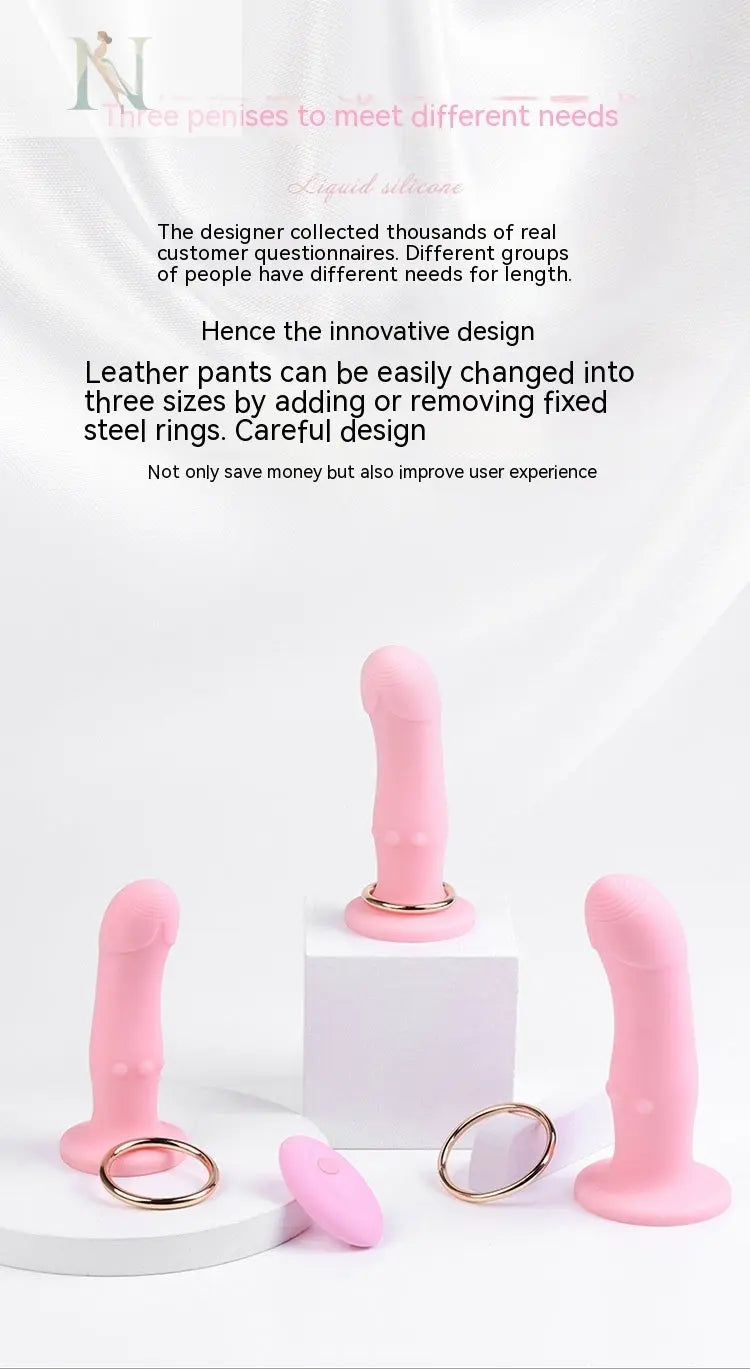 Adjustable Strap-On Harness with Silicone Dildo – Available in S/M/L cj