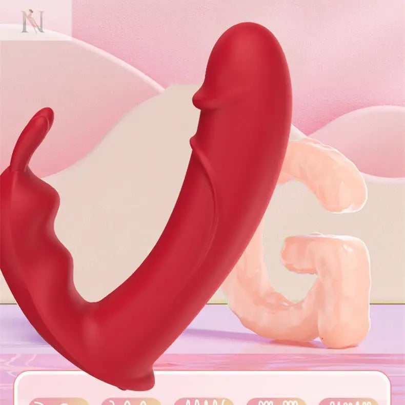 App-Controlled Dual-Ended Vibrator with Clitoral and G-Spot Stimulation cj