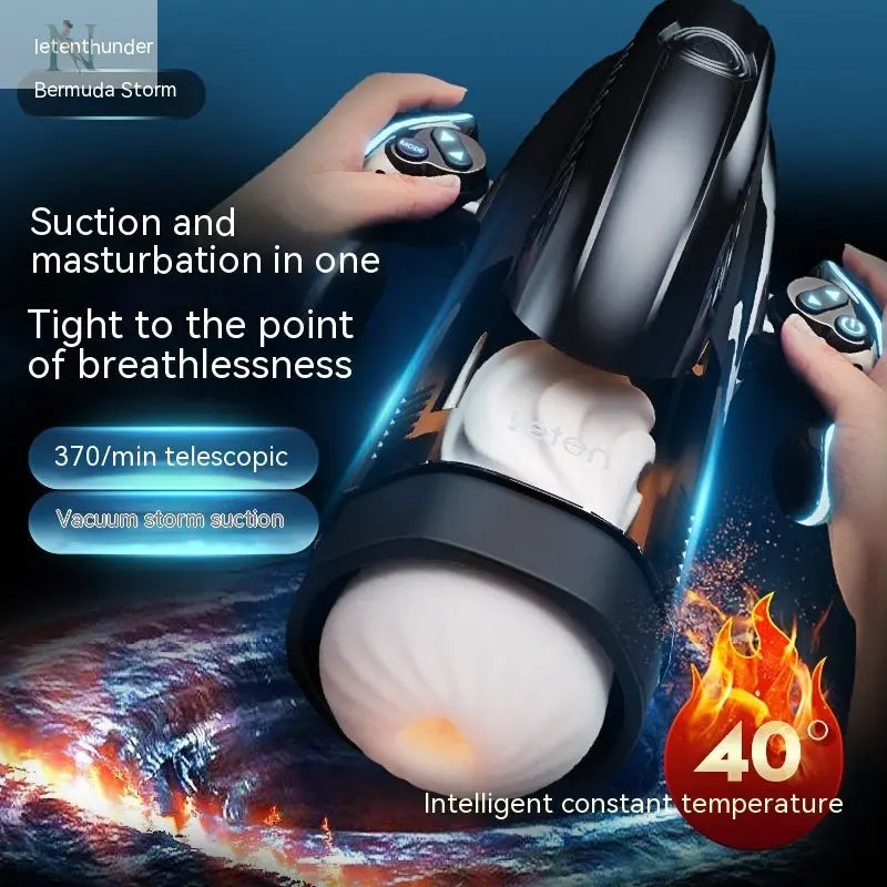Automatic Suction Masturbation Cup – Heated & Rechargeable Smart Stroker cj