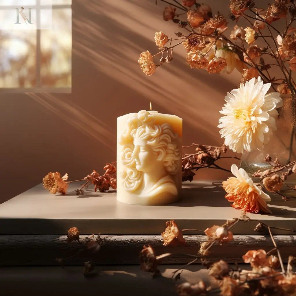 Classical Portrait Silicone Mold for DIY Aromatherapy Candles cj
