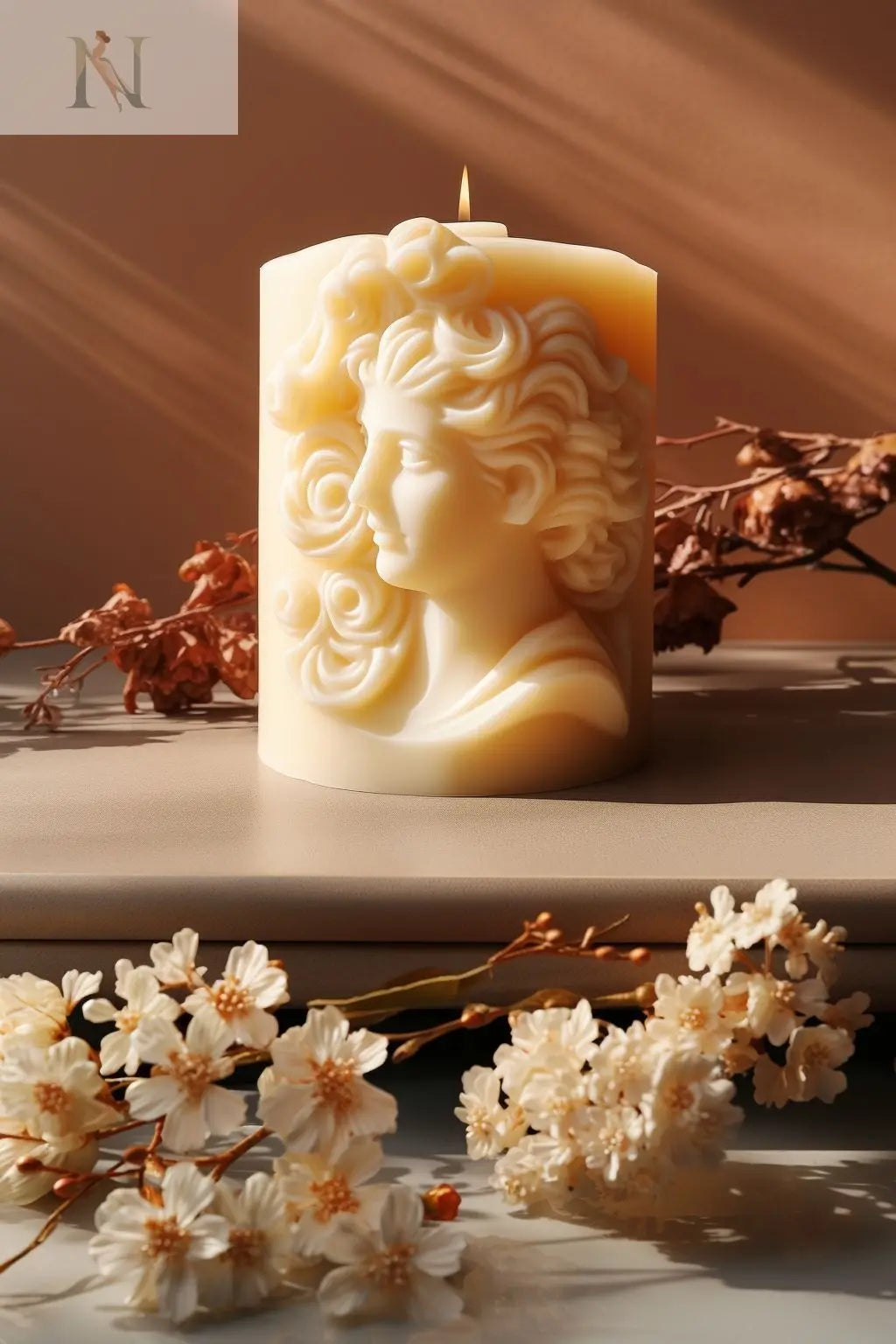 Classical Portrait Silicone Mold for DIY Aromatherapy Candles cj