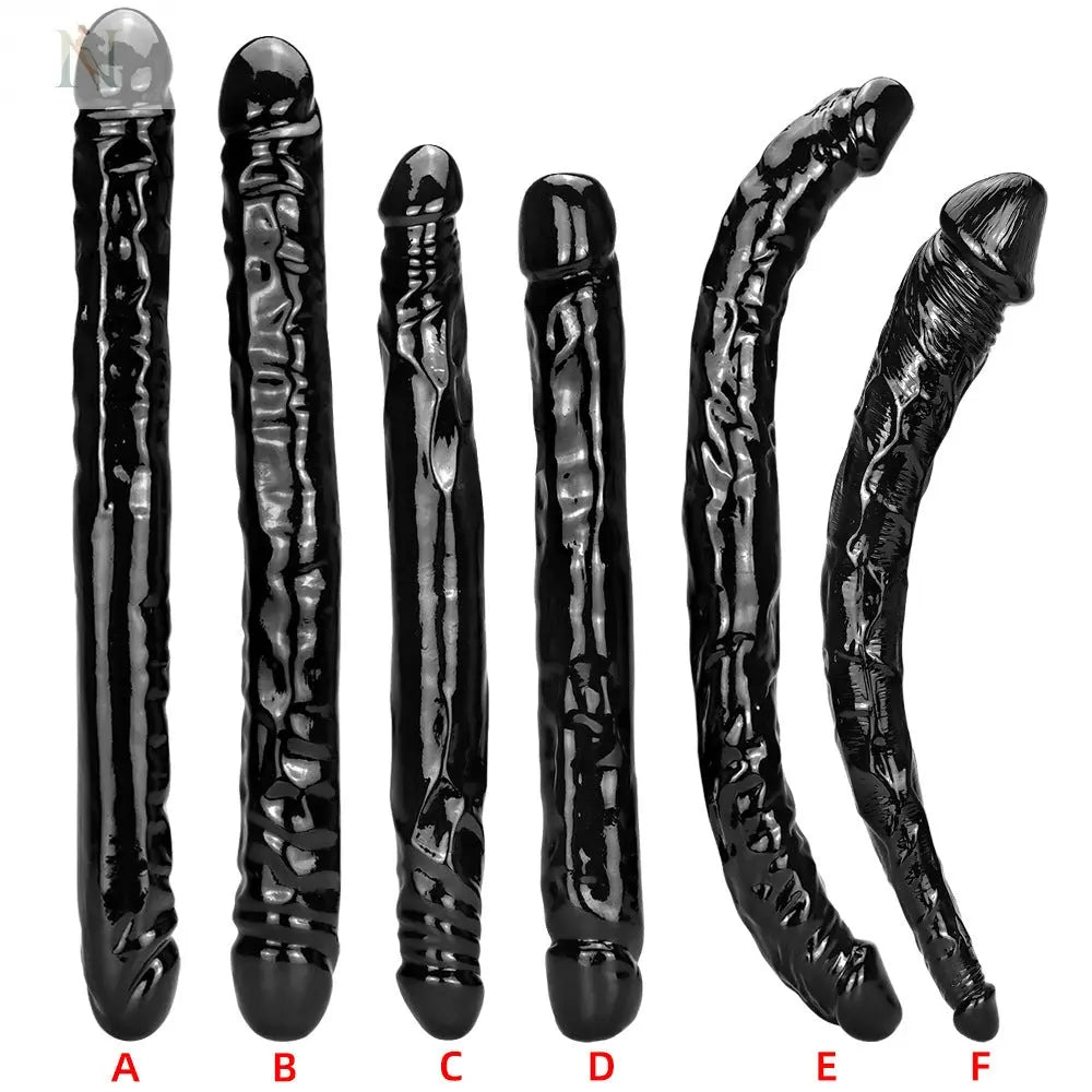 Flexible Double-Ended Realistic Dildo – Extra Long PVC Design cj