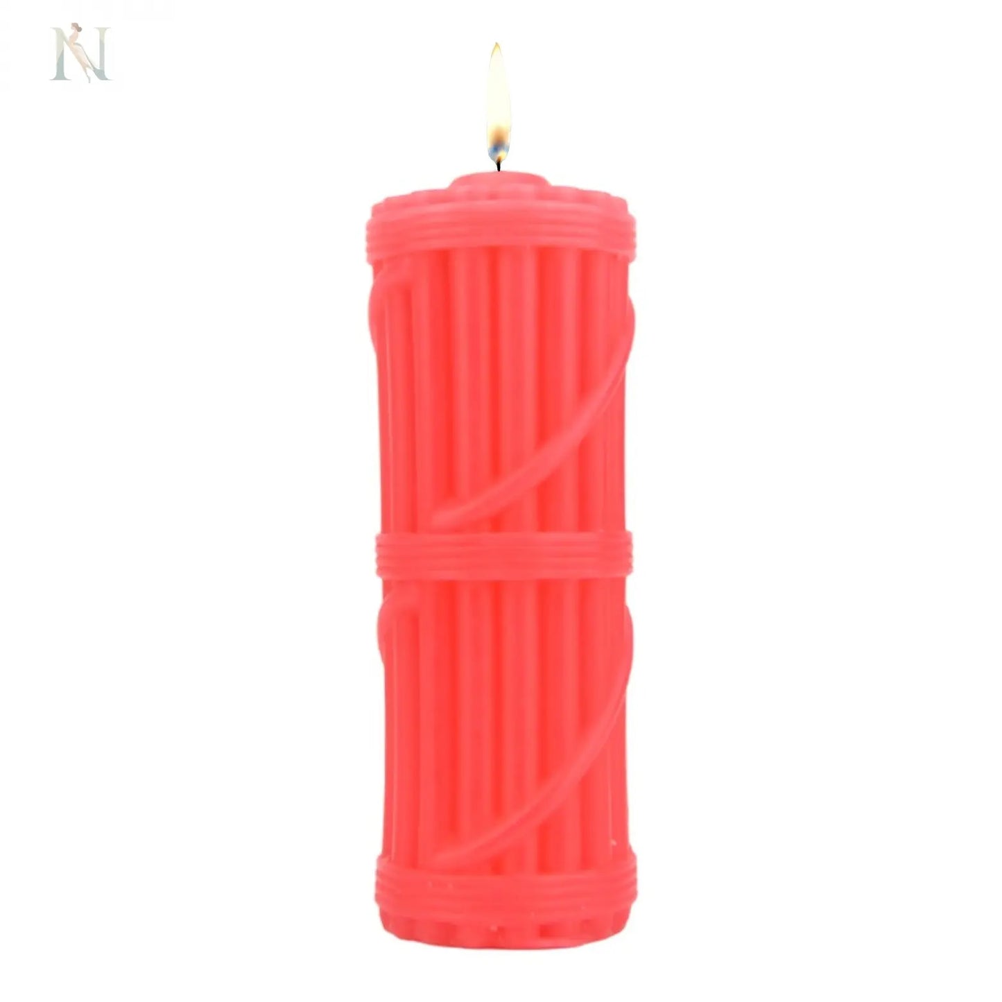 --Bound to Play. Hot Wax Candle Red-