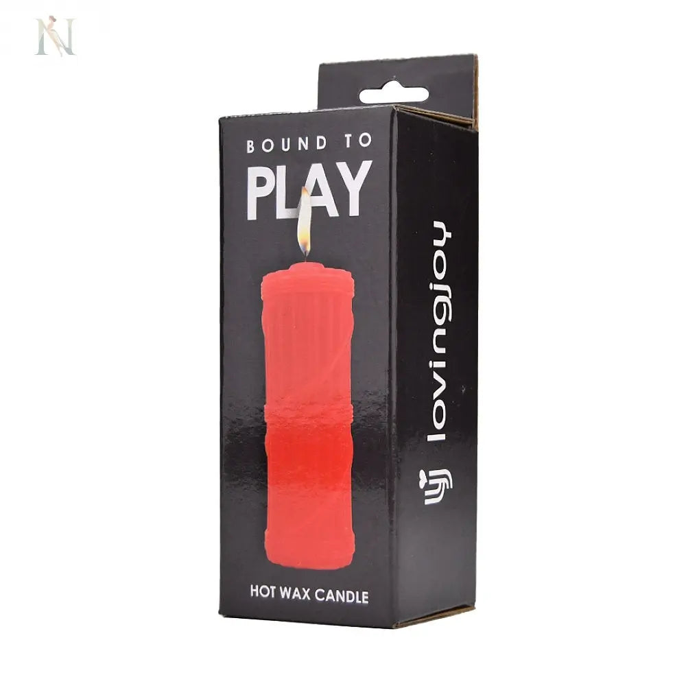 -2-Bound to Play. Hot Wax Candle Red-2