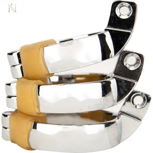 -5-Impound Corkscrew Male Chastity Device with Penis Plug-5