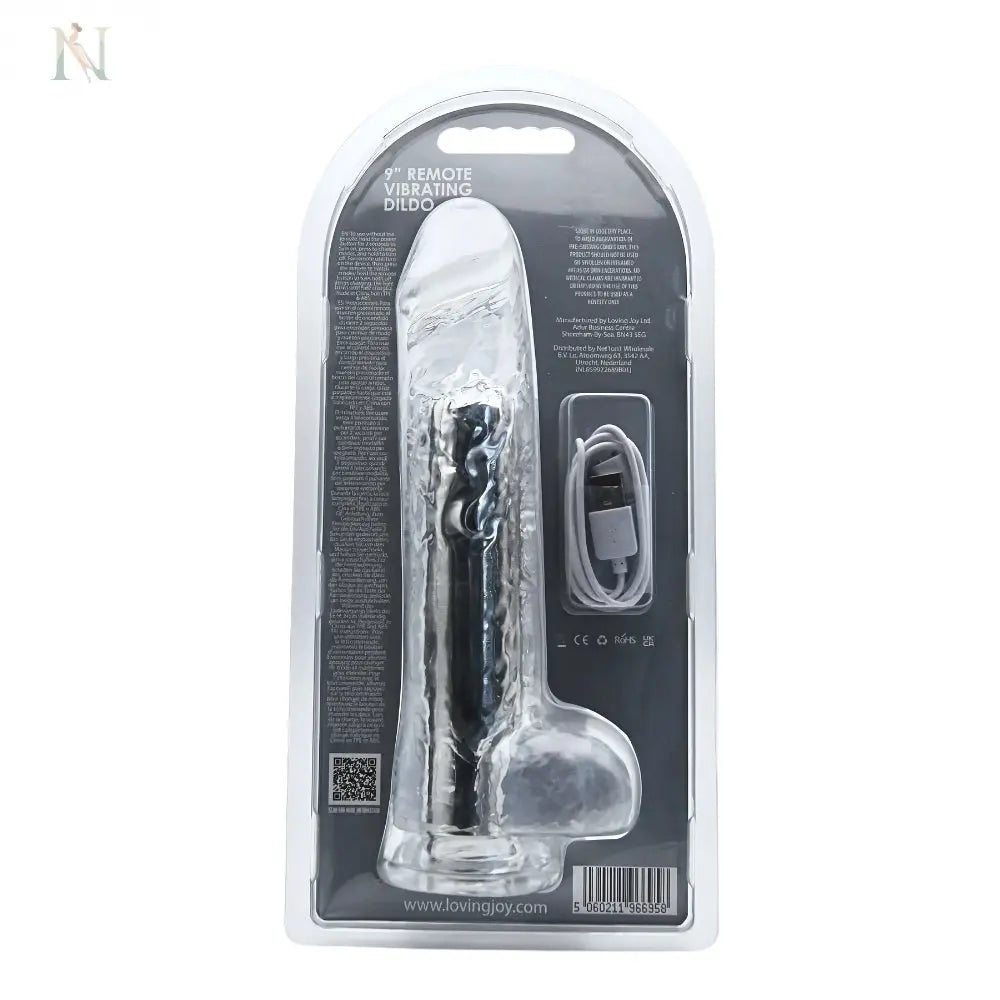 -9-Loving Joy 9 Inch Remote Vibrating Dildo-9