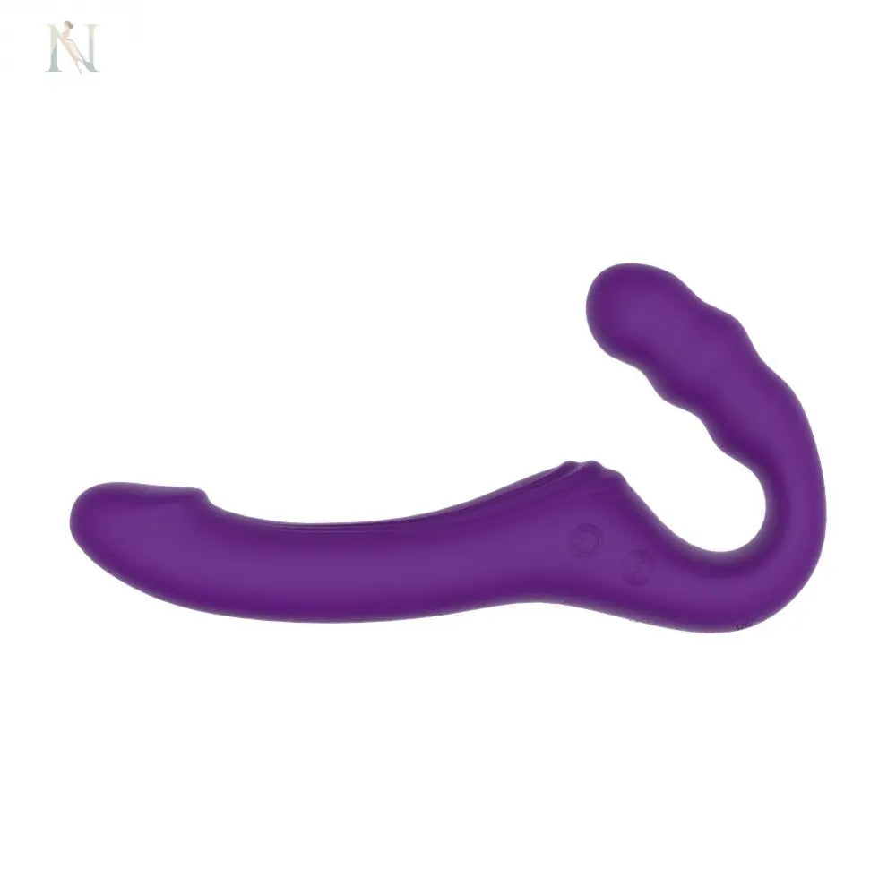 -5-Mina Echo Remote Vibrating Strapless Strap On-5