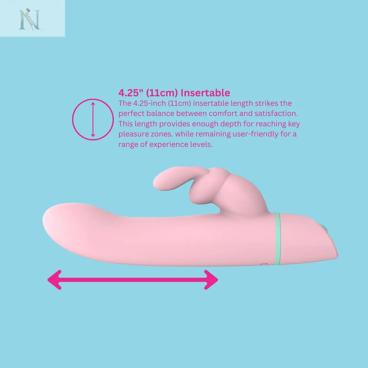 -4-Mina Ripple Vibrating & Rotating Rabbit Vibrator-4
