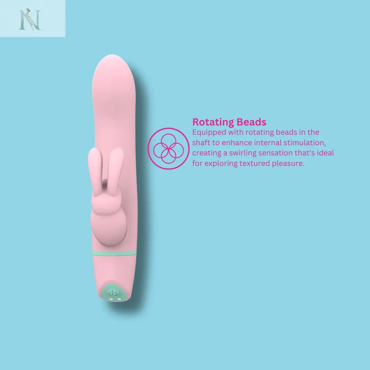 -6-Mina Ripple Vibrating & Rotating Rabbit Vibrator-6