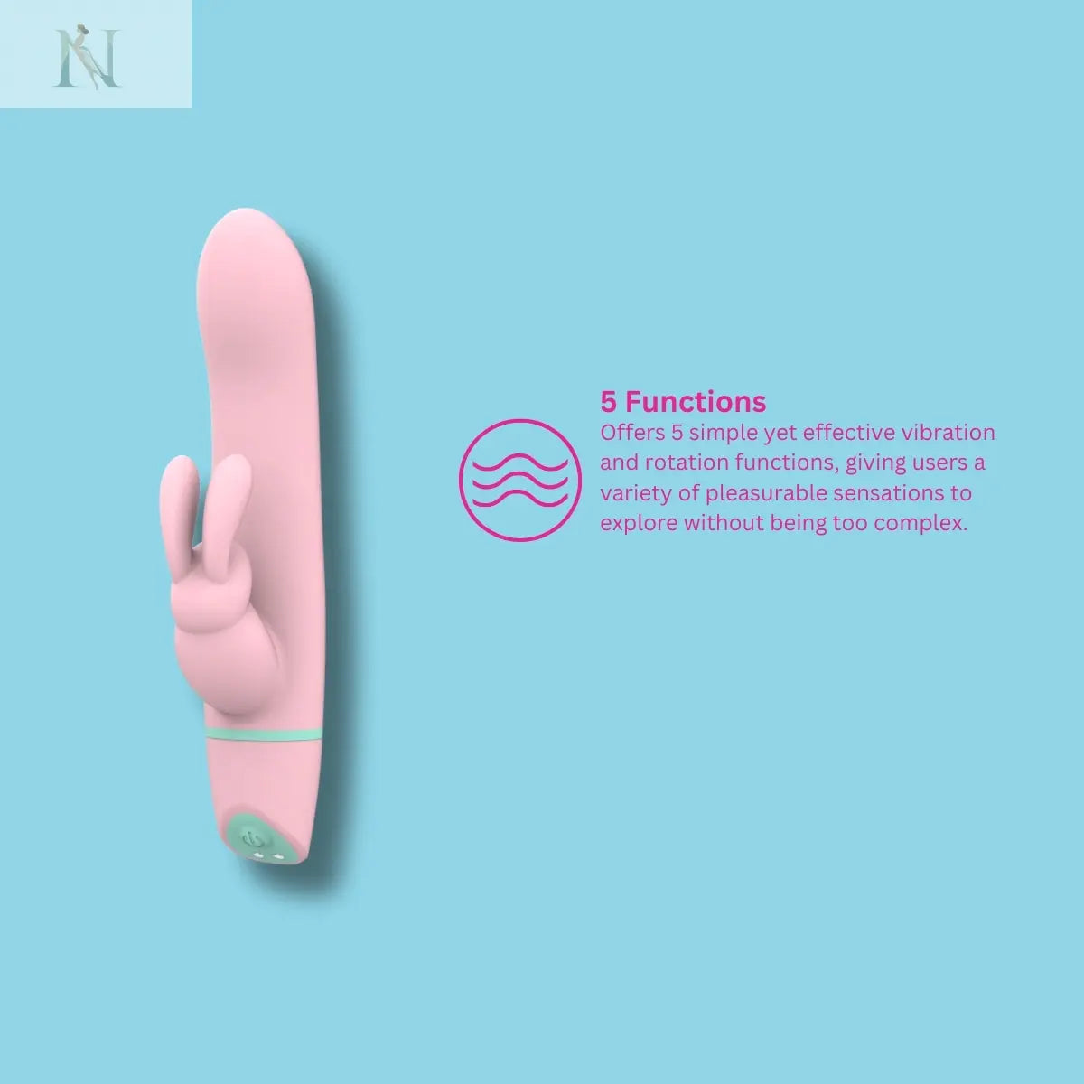 -7-Mina Ripple Vibrating & Rotating Rabbit Vibrator-7