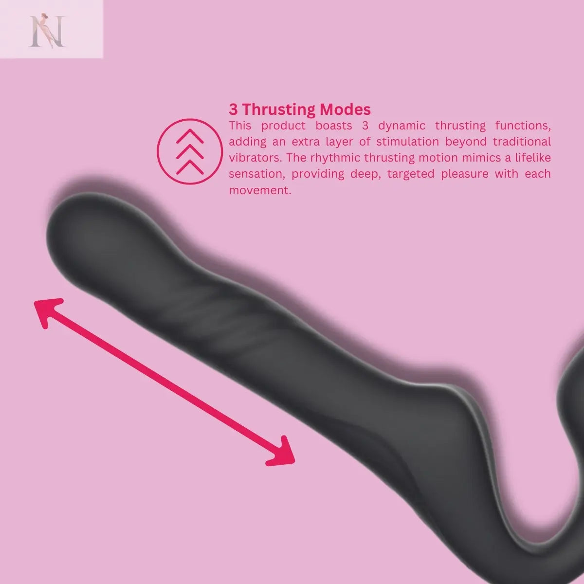 -11-Mina Surge Remote Thrusting & Vibrating Strapless Strap On-11