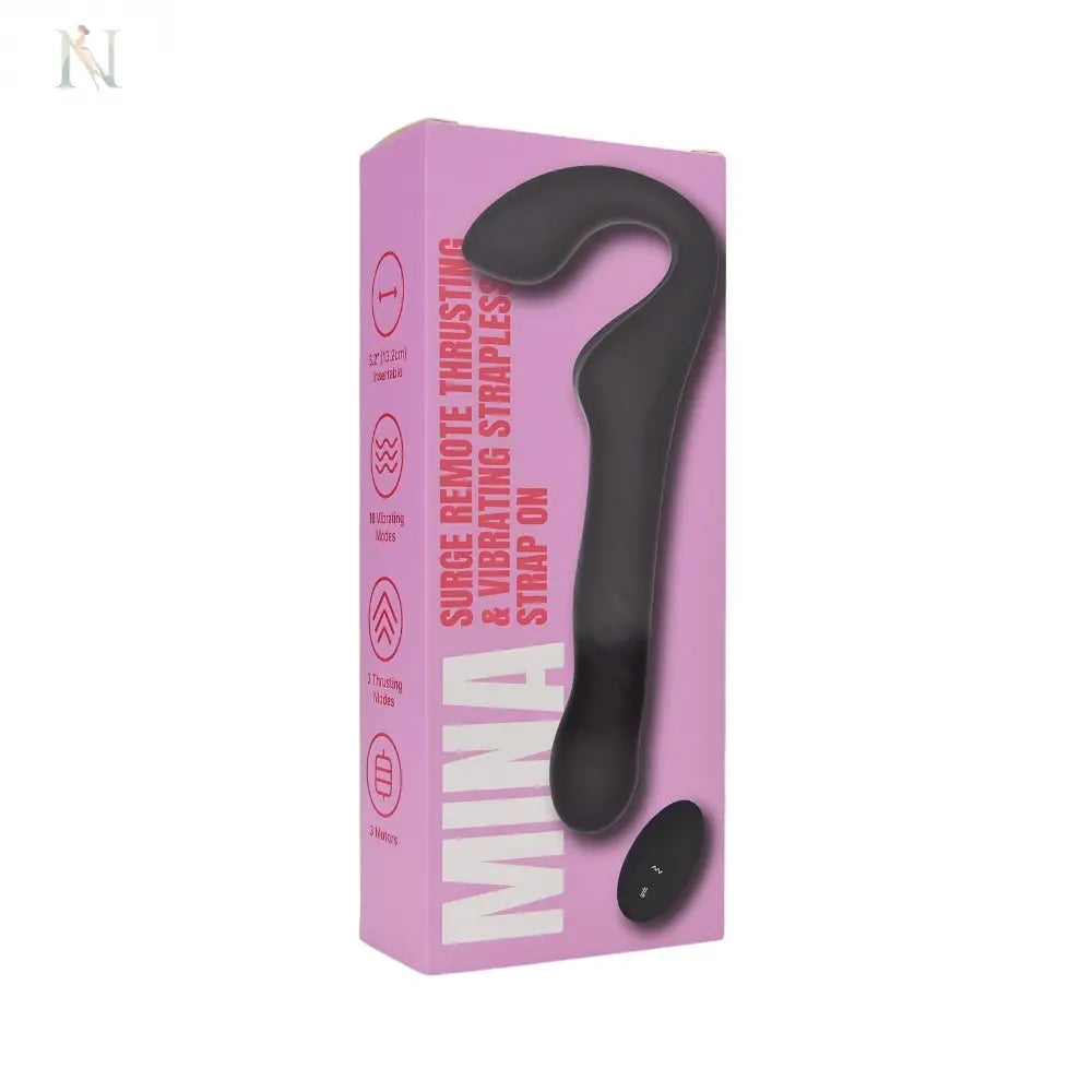 -15-Mina Surge Remote Thrusting & Vibrating Strapless Strap On-15