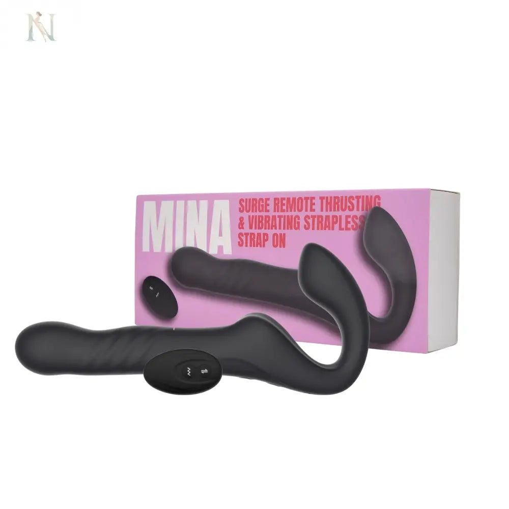-17-Mina Surge Remote Thrusting & Vibrating Strapless Strap On-17