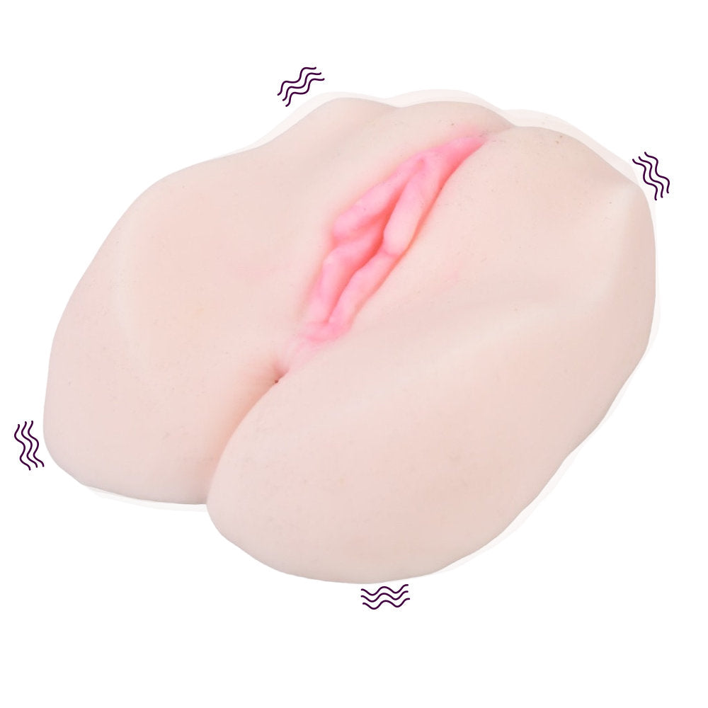 --Loving Joy Kylie Vibrating Pussy and Ass Male Masturbator-