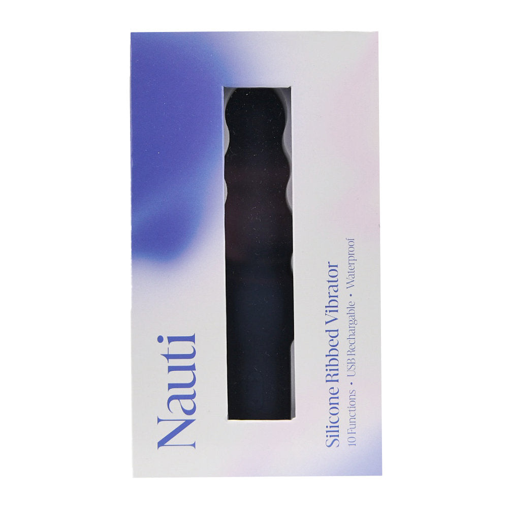 -4-Nauti Silicone Ribbed Vibrator-4