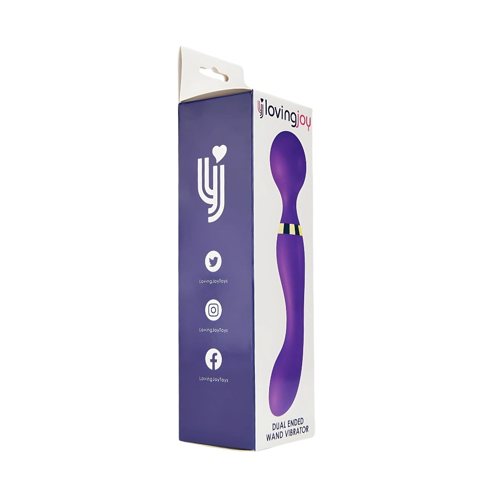 -12-Loving Joy Dual Ended Wand Vibrator-12