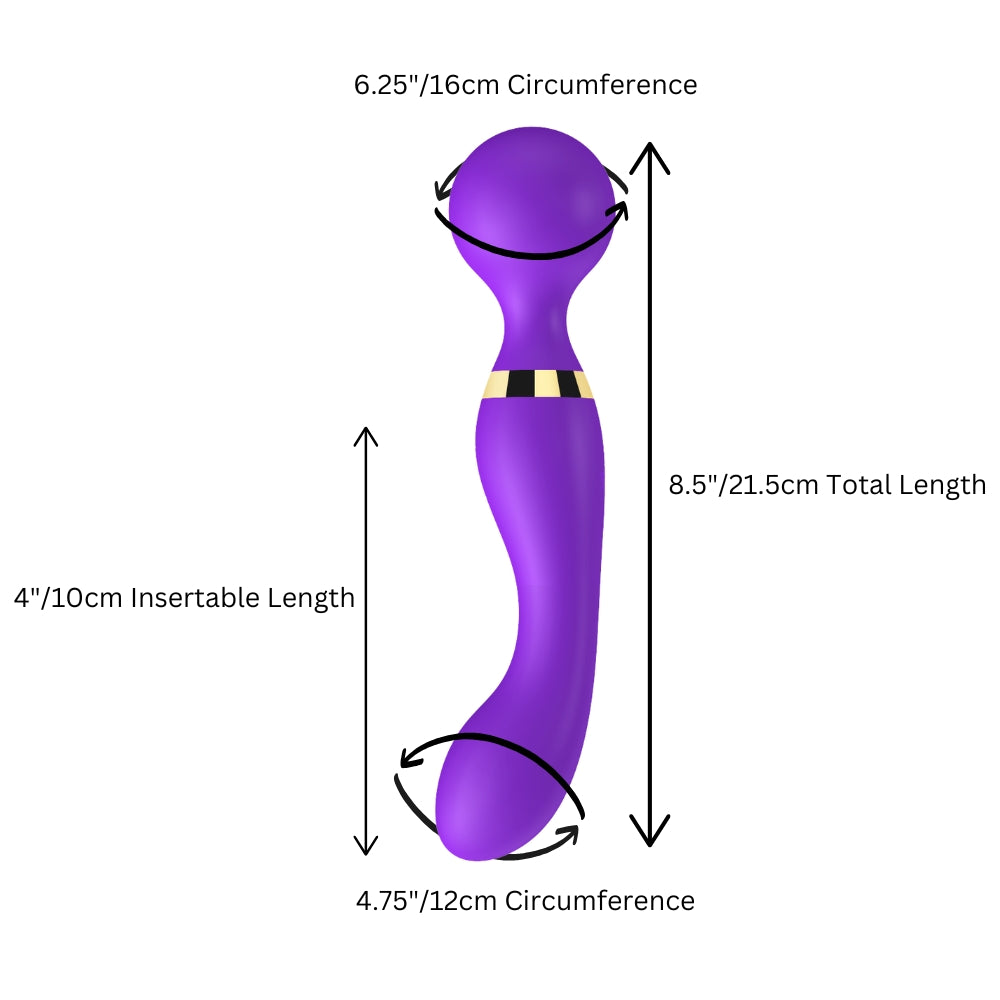 -9-Loving Joy Dual Ended Wand Vibrator-9