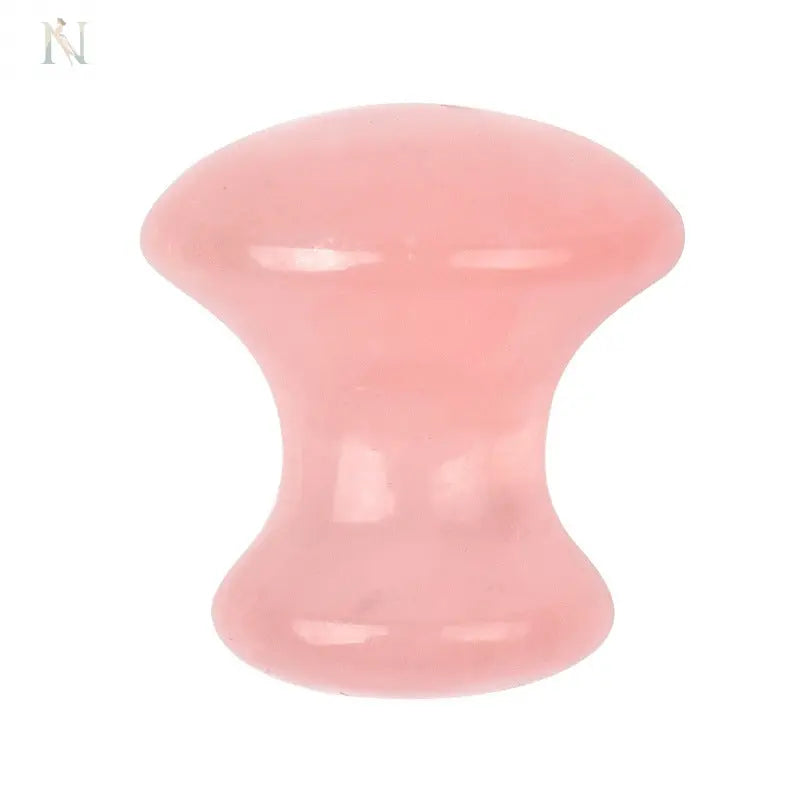 Natural Rose Quartz Gua Sha Massage Tool – Whole Body Facial Stone null