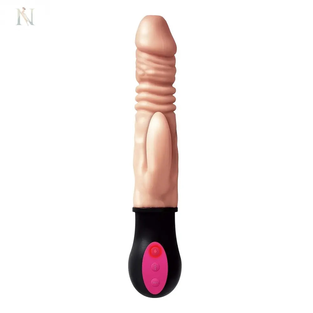 -1-Realistic Warming and Thrusting Vibrating Dildo Flesh-1