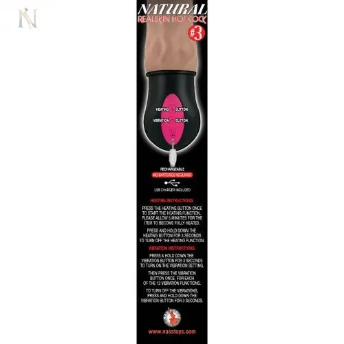 -4-Realistic Warming and Thrusting Vibrating Dildo Flesh-4