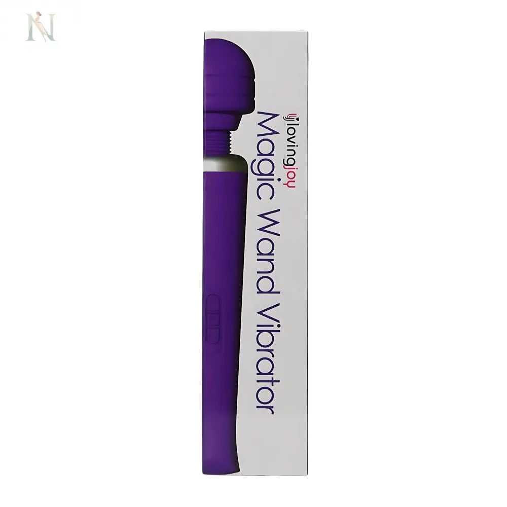 -4-Loving Joy Rechargeable Magic Wand Vibrator Purple-4