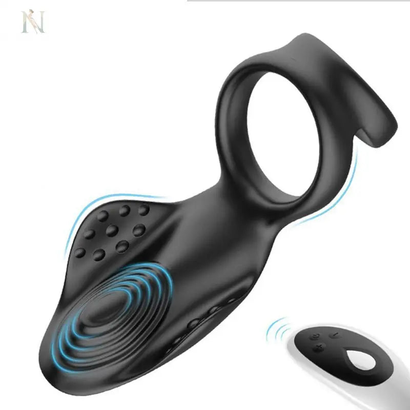 Rechargeable Vibrating Cock Ring – Flexible Fit with Remote Control null