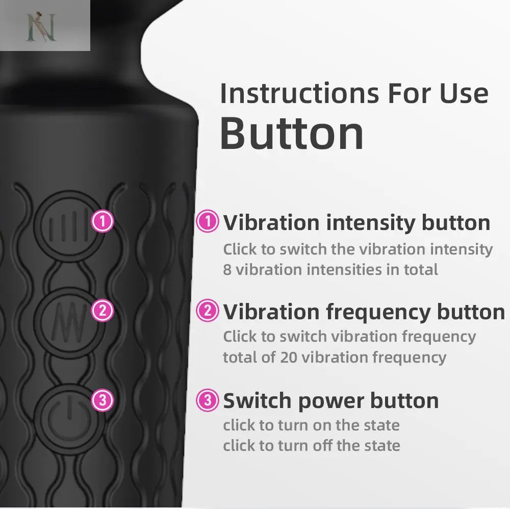 Rechargeable Wand Vibrator – 18-Speed Full Body Massager for Muscle & Personal Use cj