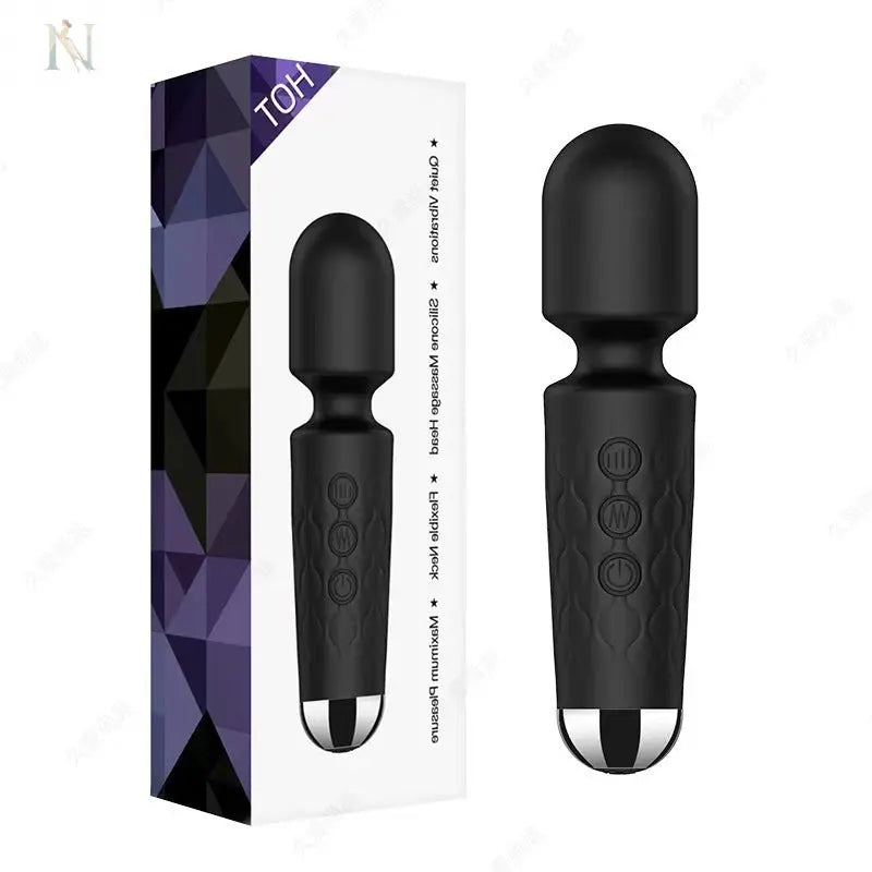 Rechargeable Wand Vibrator – 18-Speed Full Body Massager for Muscle & Personal Use cj