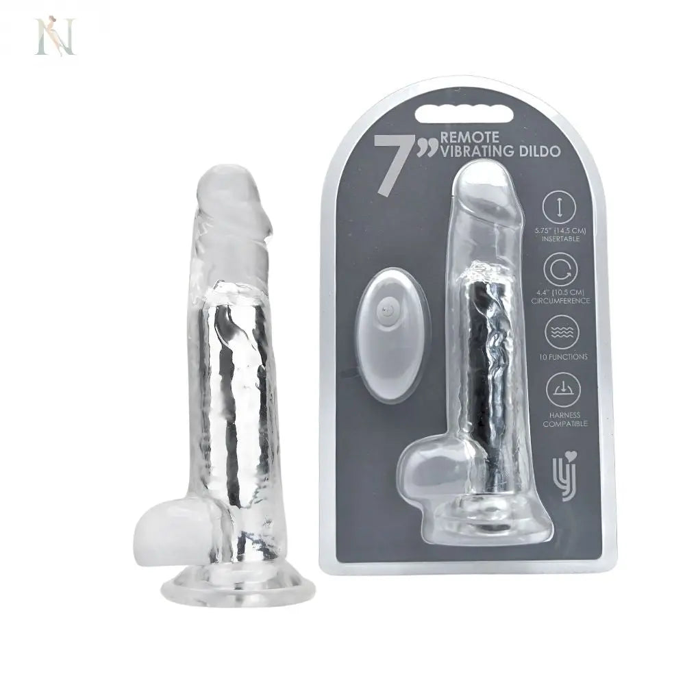 --Loving Joy 7 Inch Remote Vibrating Dildo-