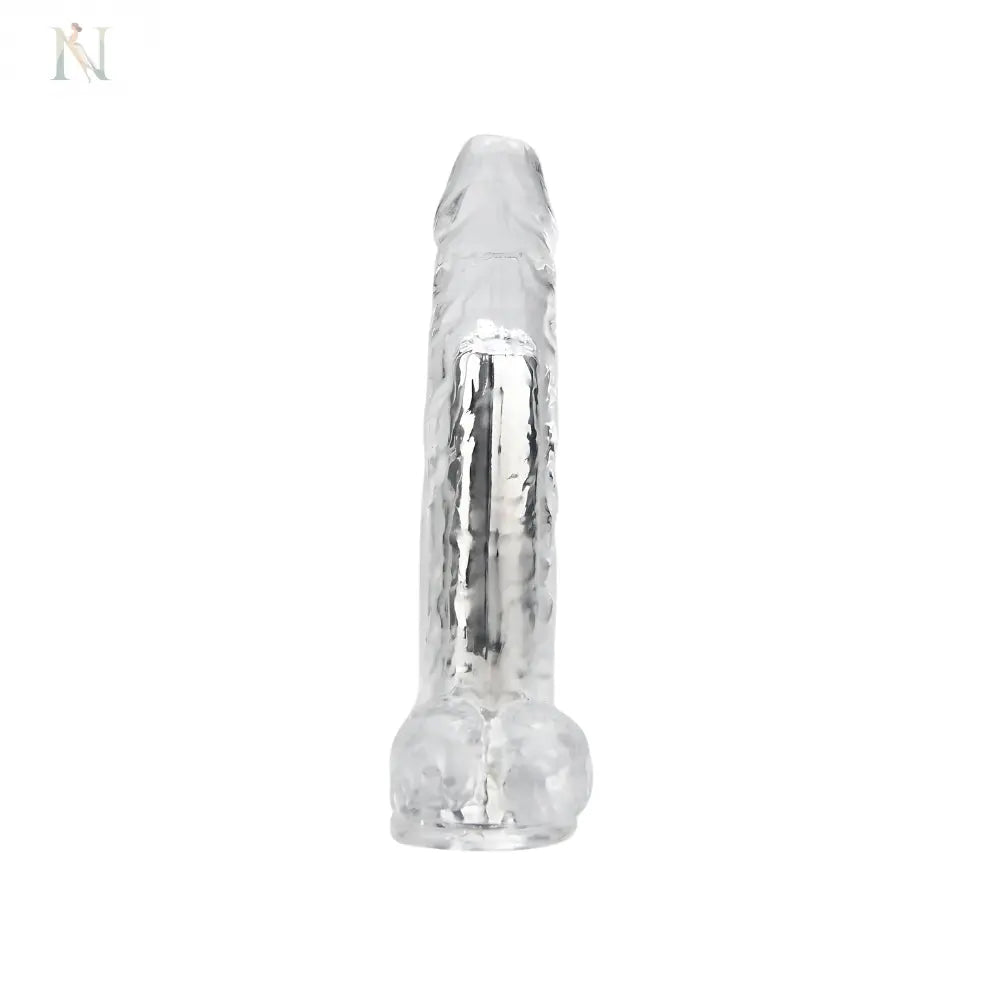 Remote Controlled 8" Vibrating Dildo – USB Rechargeable - Nudirra