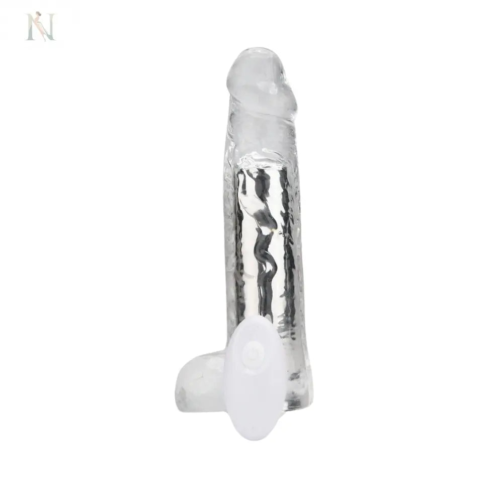 Remote Controlled 8" Vibrating Dildo – USB Rechargeable - Nudirra