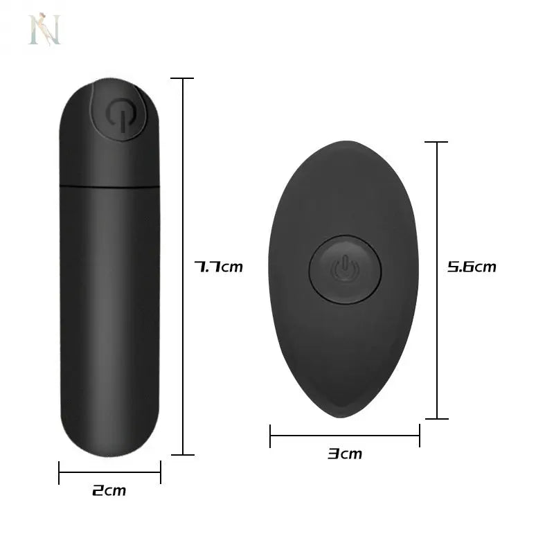 Remote-Controlled Bullet Vibrator – Compact, Waterproof & USB Rechargeable cj