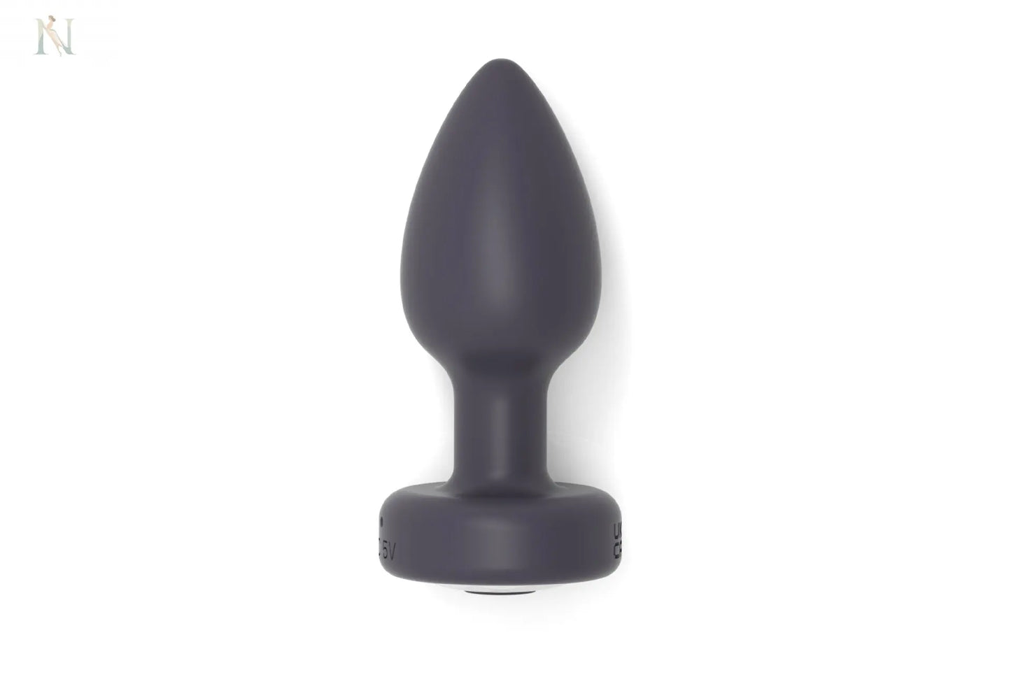 Remote-Controlled Vibrating Silicone Butt Plug with LED Light – Black cj