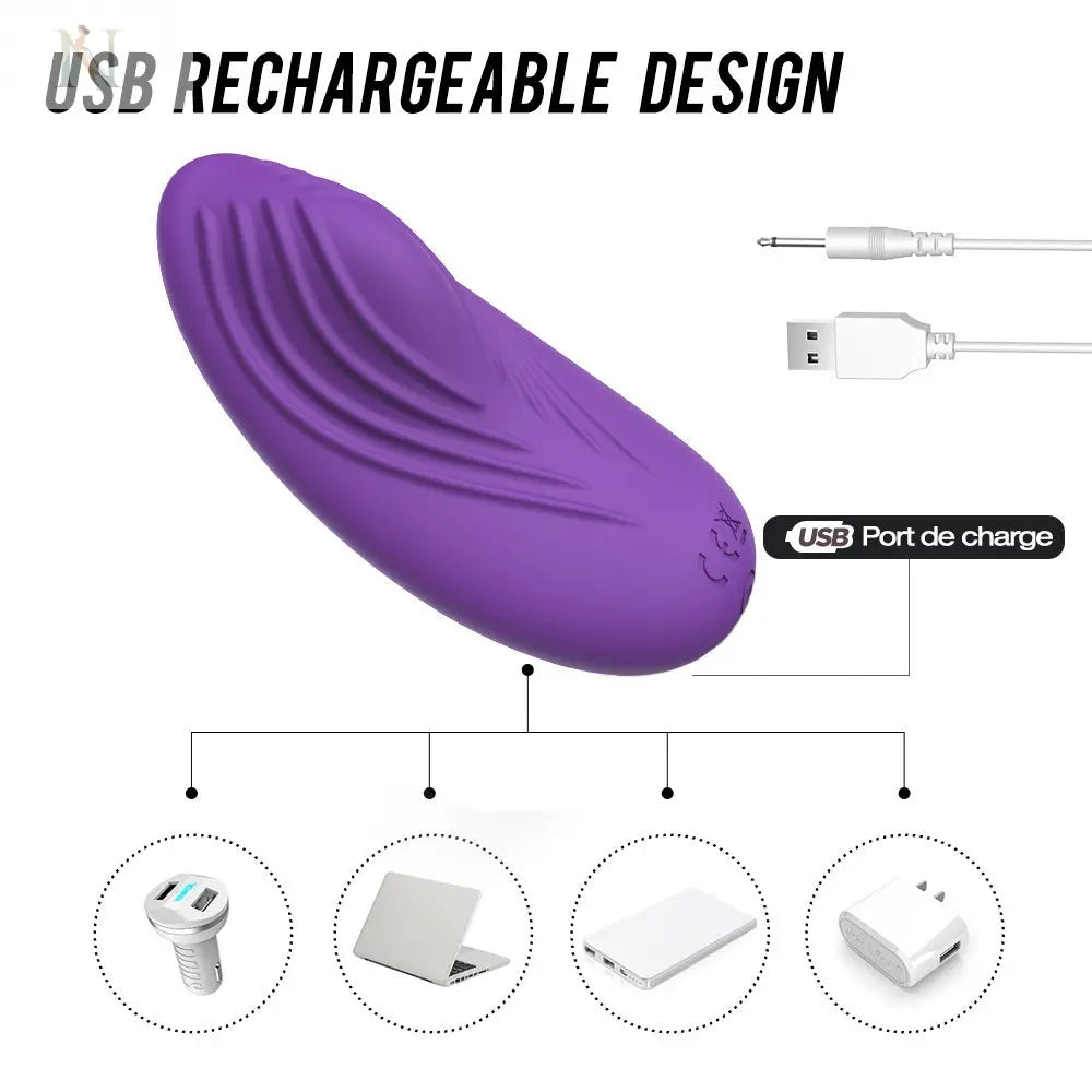 Remote-Controlled Wearable Vibrator for Clitoral Stimulation – USB Rechargeable cj