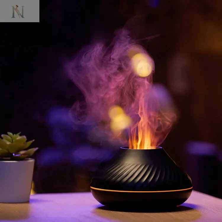 Smart Aromatherapy Diffuser – 130ml USB Mist Maker with Night Light null