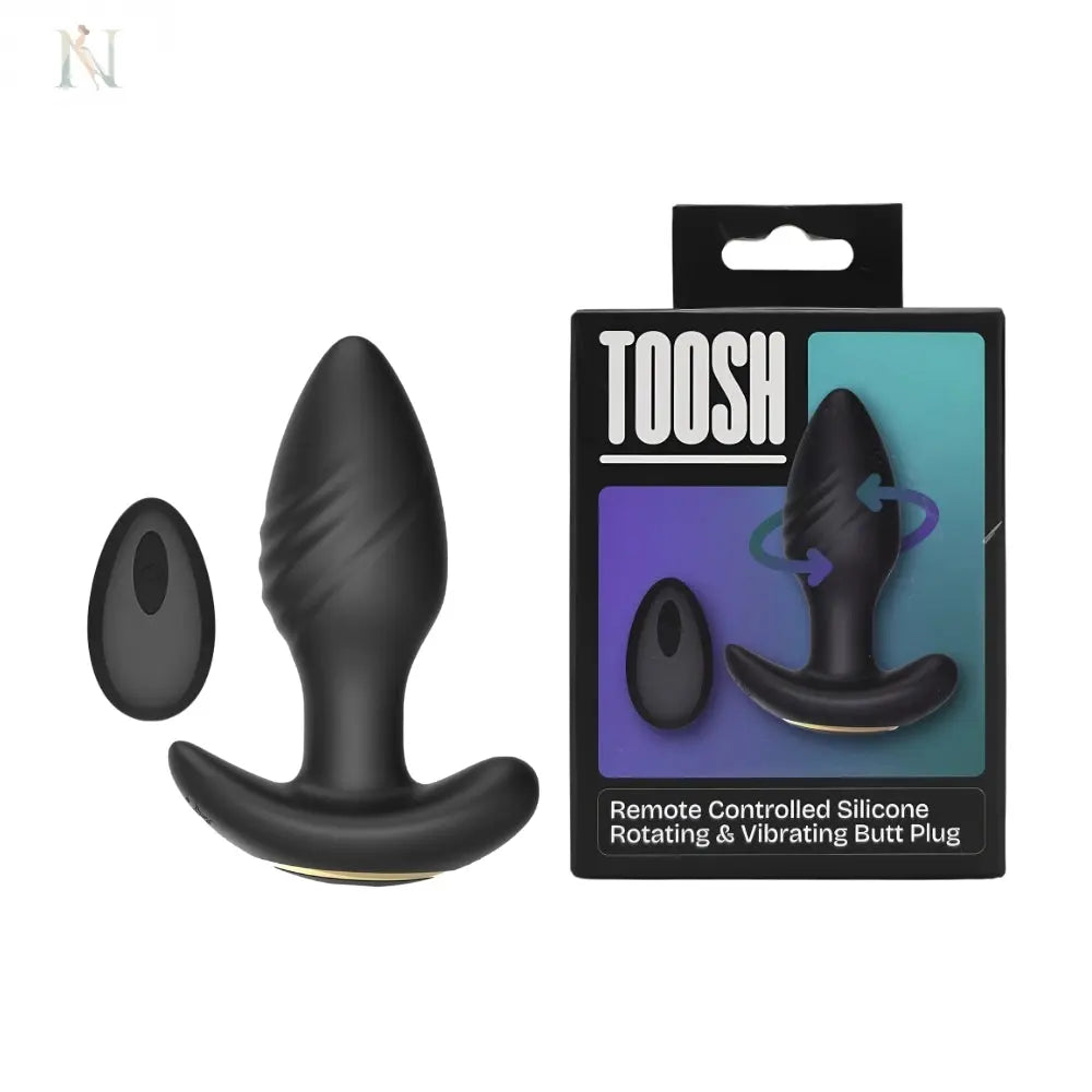 -11-Toosh Remote Controlled Silicone Rotating & Vibrating Butt Plug-11