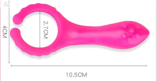 Vibrating Silicone Cock Ring – Waterproof & Removable Bullet Design cj