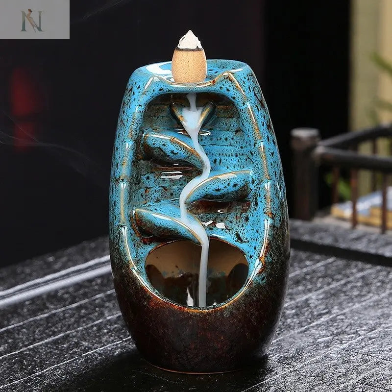Zen Ceramic Reflux Incense Burner – Taoist Aromatherapy Decor null