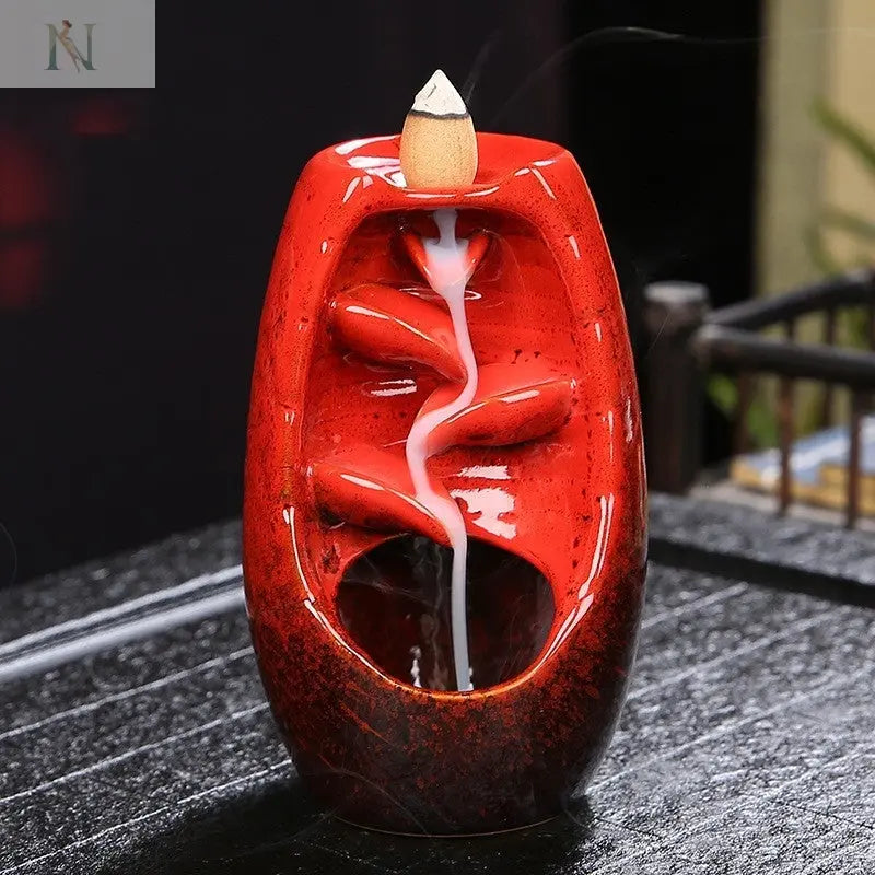 Zen Ceramic Reflux Incense Burner – Taoist Aromatherapy Decor null