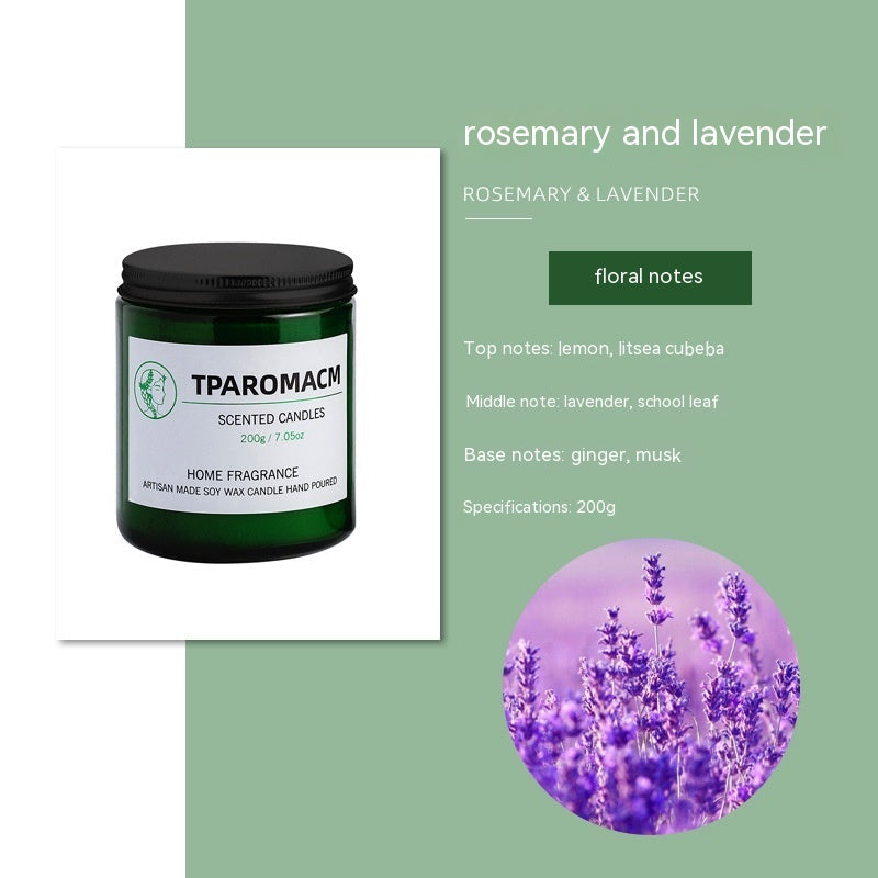 Smokeless Aromatherapy Candle – Glass Jar Soy Wax Scented Candle Loving Joy