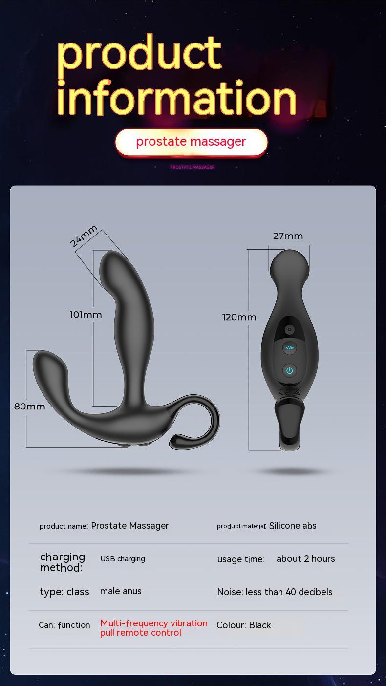 10-frequency Remote Control Prostate Button Vibrators Loving Joy
