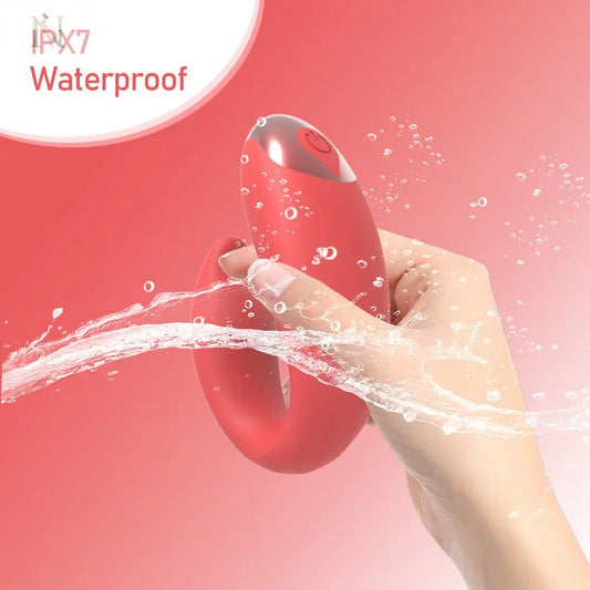 10-Mode Waterproof Wearable Vibrator – Soft Silicone & Compact Case cj